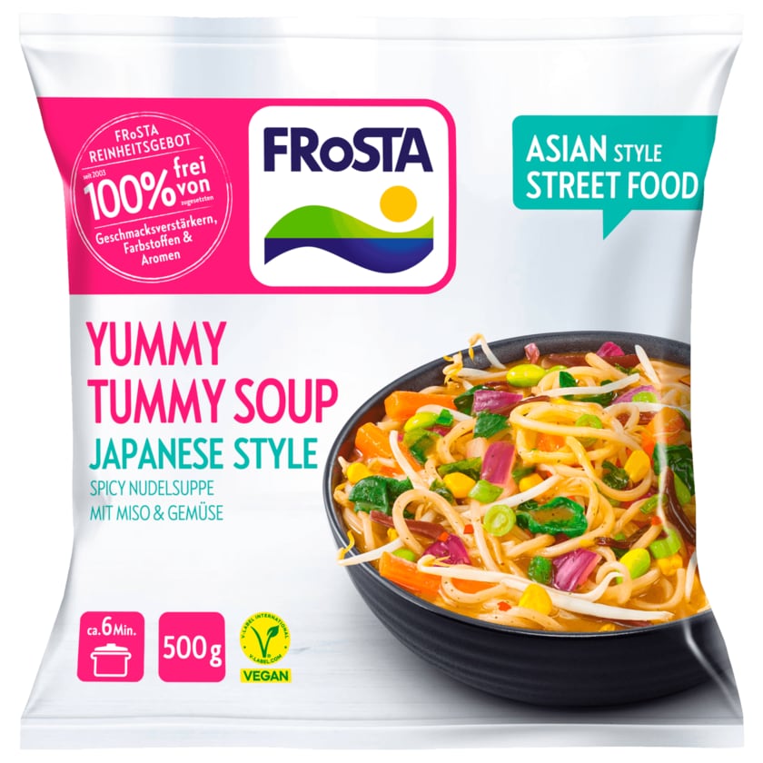 Frosta Yummy Tummy Soup Ramen Style vegan 500g